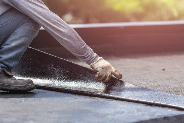 Professional Basement Waterproofing technician working in Westville, IN